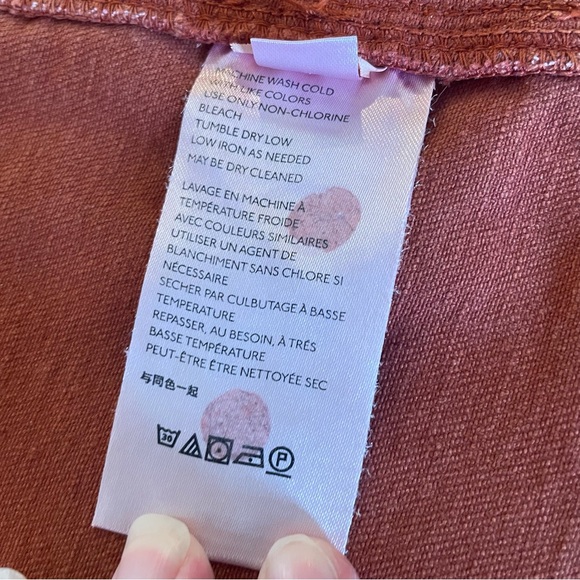 We The Free Terracotta Mini Skirt with Zipper - Picture 4 of 6